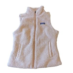 Women's Cream Fleece Vest